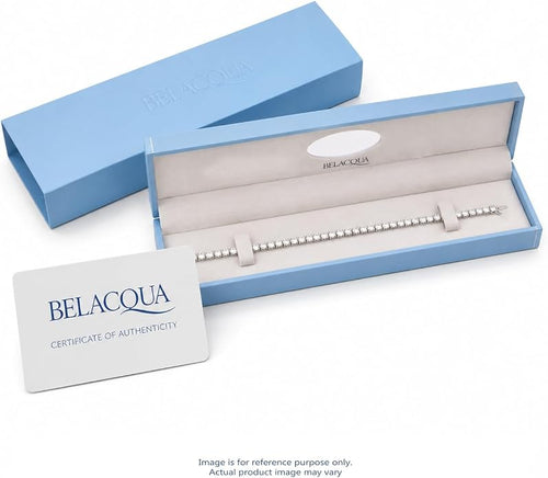 Belacqua Lab Grown Diamond Tennis Bracelet in 14K White Gold or Yellow Gold